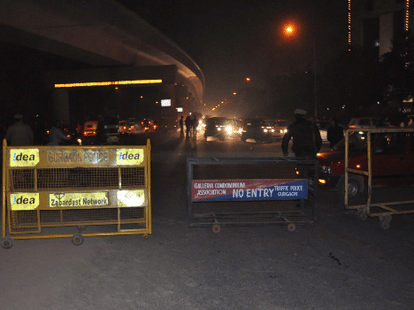 City is ready for new year celebration.