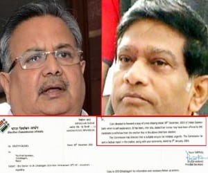 election commission wrote letter to chief secretary of chhattisgarh