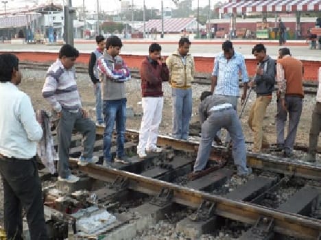 Passenger train power failure