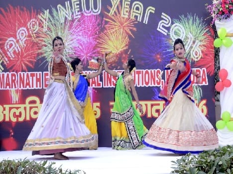 new year cellibration in amarnath school