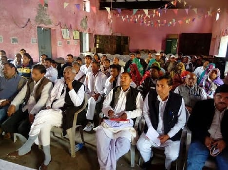 cdo take meeting with aal gram pradhan