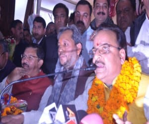ajay bhatt challenges as BJP president. 