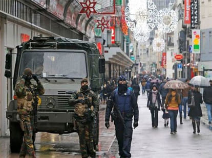 terrorist attack alert in Brussels