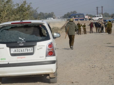 chased between and locals in jammu over encroachment