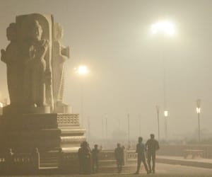 Cold waves in Lucknow.