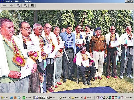 Retired police melancholy farewell.