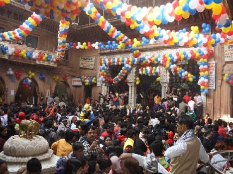 new year celebration in mathura-vrindavan