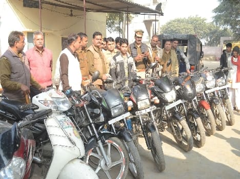 the gang of auto vehicle theft has arrested