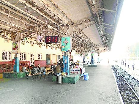 Tanakpur the railway station