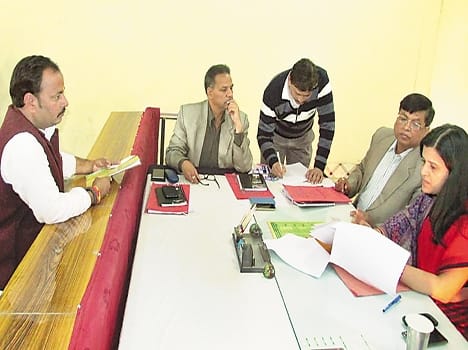 Three nominations for the post jila panchyat cheif