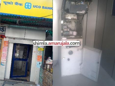 four person robbed ATM on gun point at kandaghat.