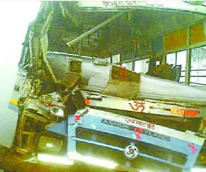 25 injured in an accident in Raebareli.