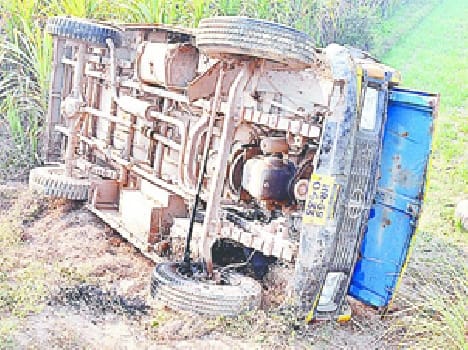 School bus falls into gorge