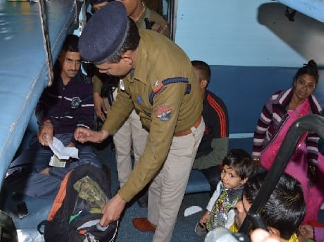 checking at railway station and bus stand during high alert