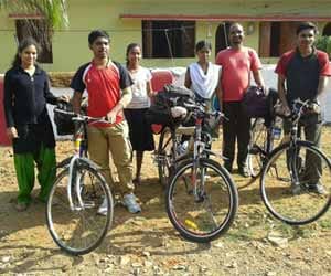 3 youths on bicycle rally for peace abducted by Naxals in Bijapur.