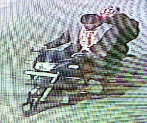 Police found CCTV footage of the suspected robbers.