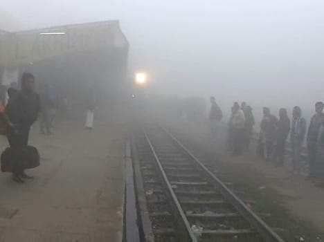 running days cut these train due to fog