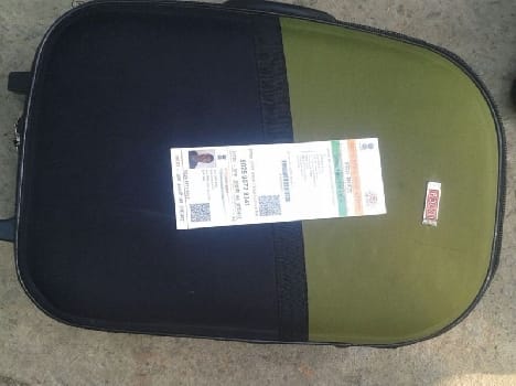 abondened bag found in golden temple express