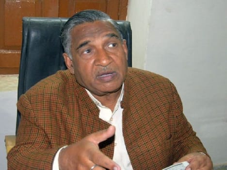 fir at ex minister shyam sundar sharma