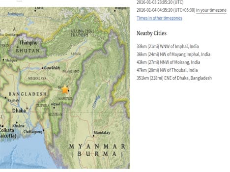 5.5 magnitude earthquake in jammu and kashmir