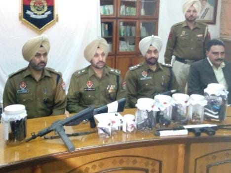 suspicious man arrested with pakistani sim and weapons