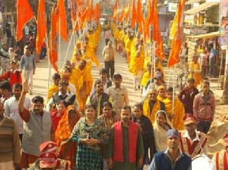 Ram-Janaki drew crowds of pilgrims in procession
