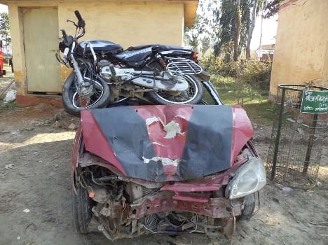 Road accidents killed two people