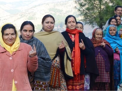panchayats election in himachal sirmour gets top position.
