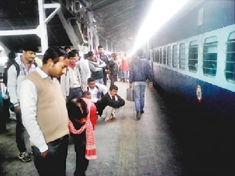 Central railway station resembled rush