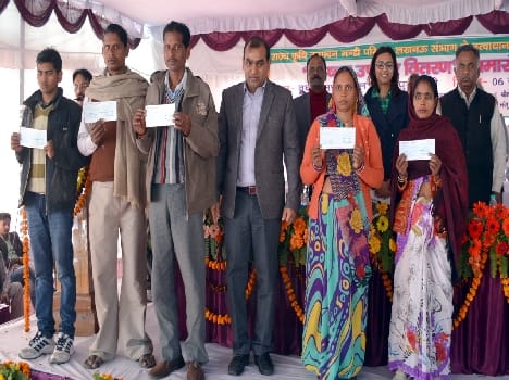 Two farmers received tractors