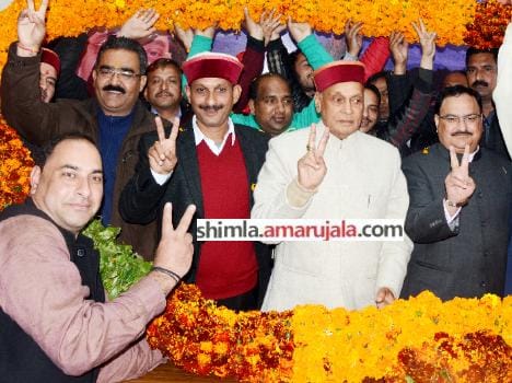 satpal satti elected BJP president for the third time.