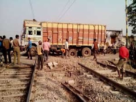 Truck speed of the trains stopped