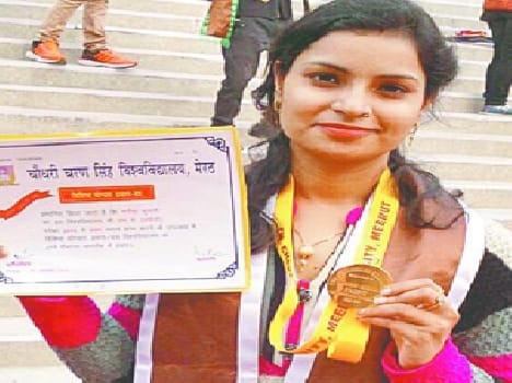  Manisha's gold medal