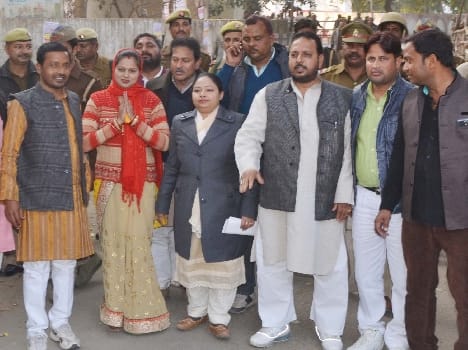 Aarti was the District Panchayat President