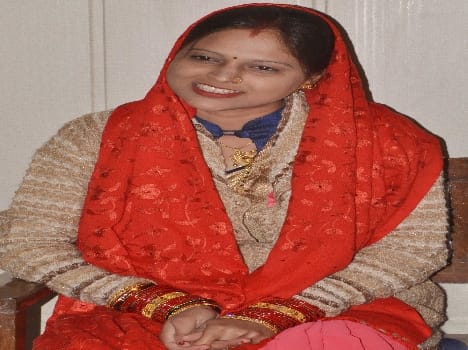 Became the seventh president of the district panchayat Arti