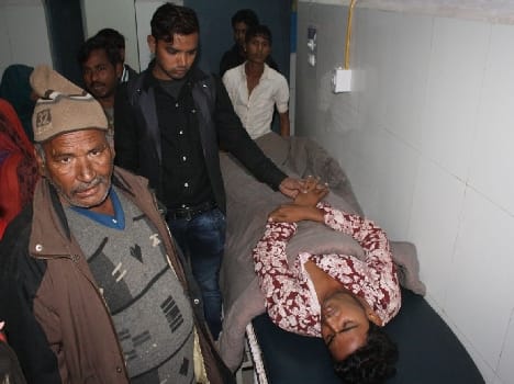 High tension wire from catching four scorched