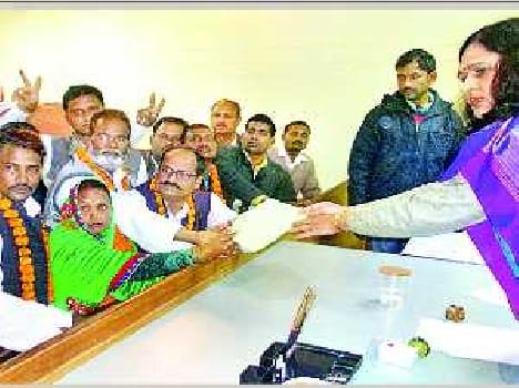 Ramwati became the district panchayat president