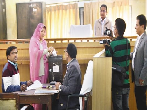 Nirmala became the district panchayat 