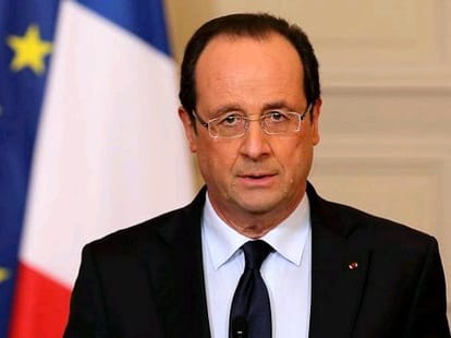 france President Francois hollande reached india