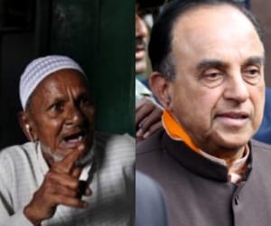 hashim ansari counter attacks on subramanian swamy