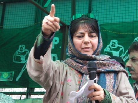 mehbooba mufti have some trouble with bhartiya janta party in jammu and kashmir