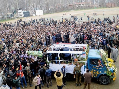 7 day state mourning in honour of J-K CM Sayeed