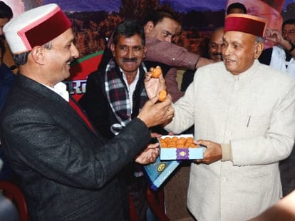 satpal satti elected BJP president for the third time.