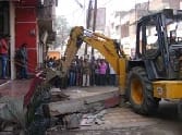 protested against the encroachment