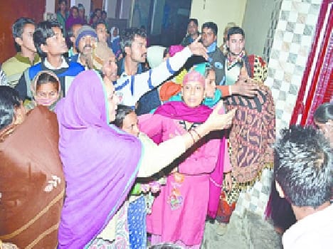 The women ran beaten