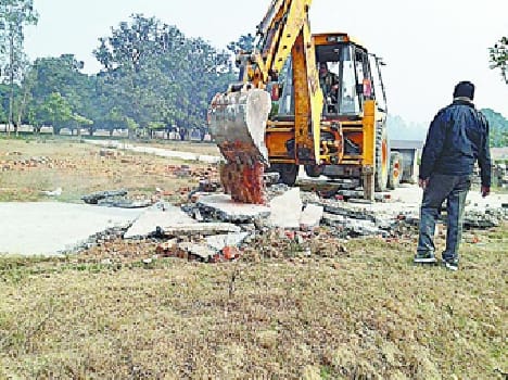 Downed of two illegal colonies