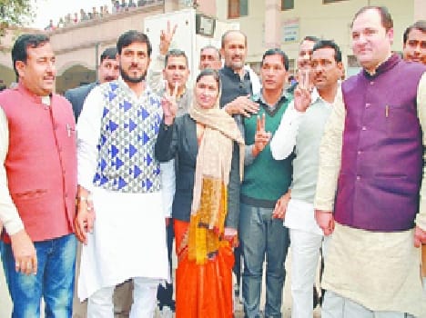 District panchayat chairman became joint candidate satisfaction