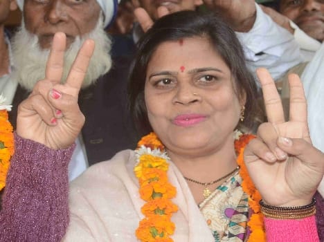 shalita decleared Zila Panchayat president from moradabad