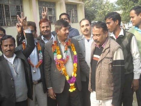 Shivendra became president of the Bar Association
