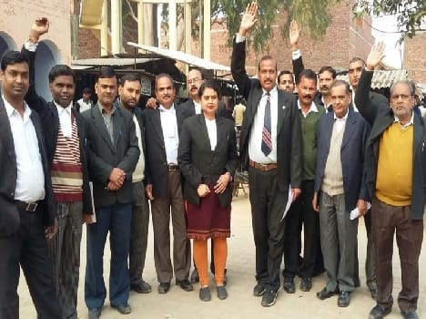 To advocate on strike in protest against the killing